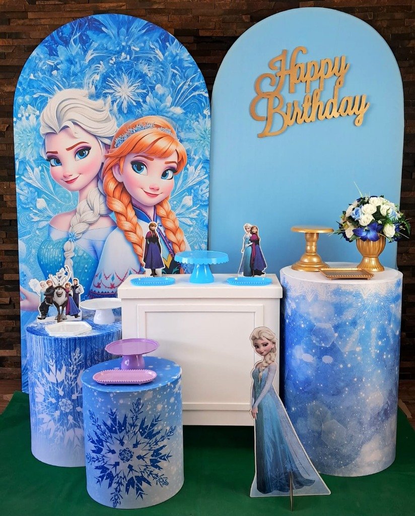 Decoração Frozen – Elsa e Anna